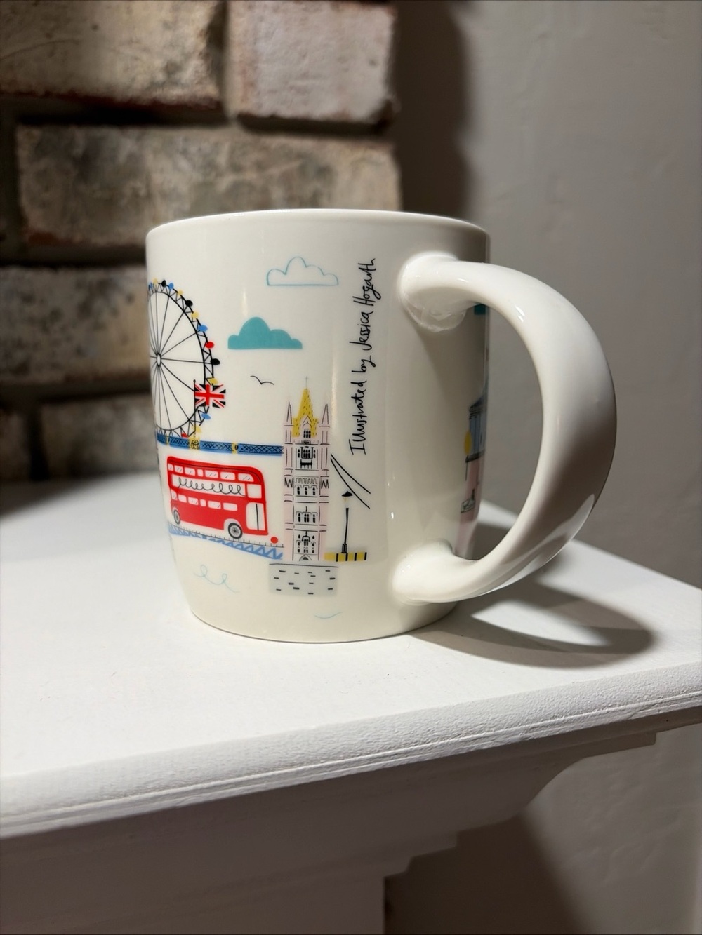 Jessica Hogarth London Skyline Mug Coffee Cup - Picture 3 of 7
